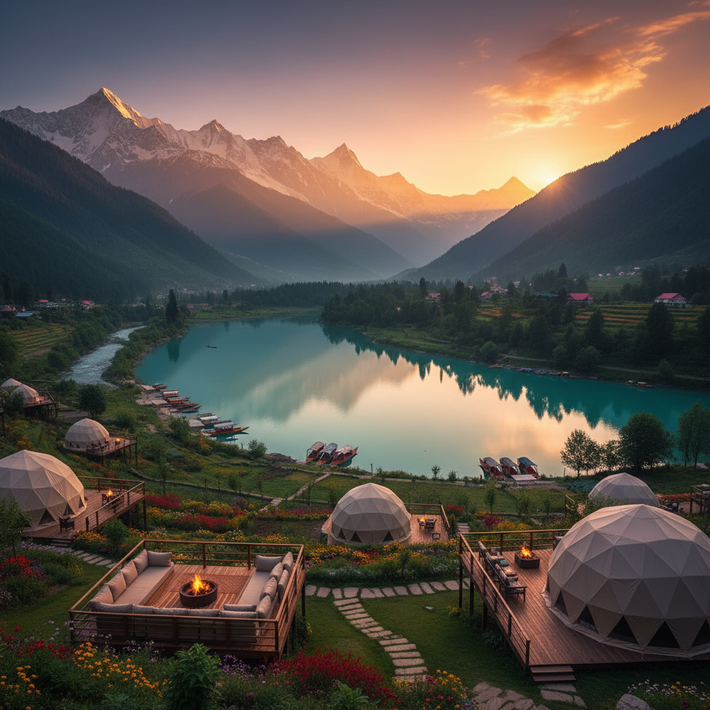 Kashmir Glamping Guide: Luxury Camping in Paradise — Kashmir travel guide photo by Kashmir Travel