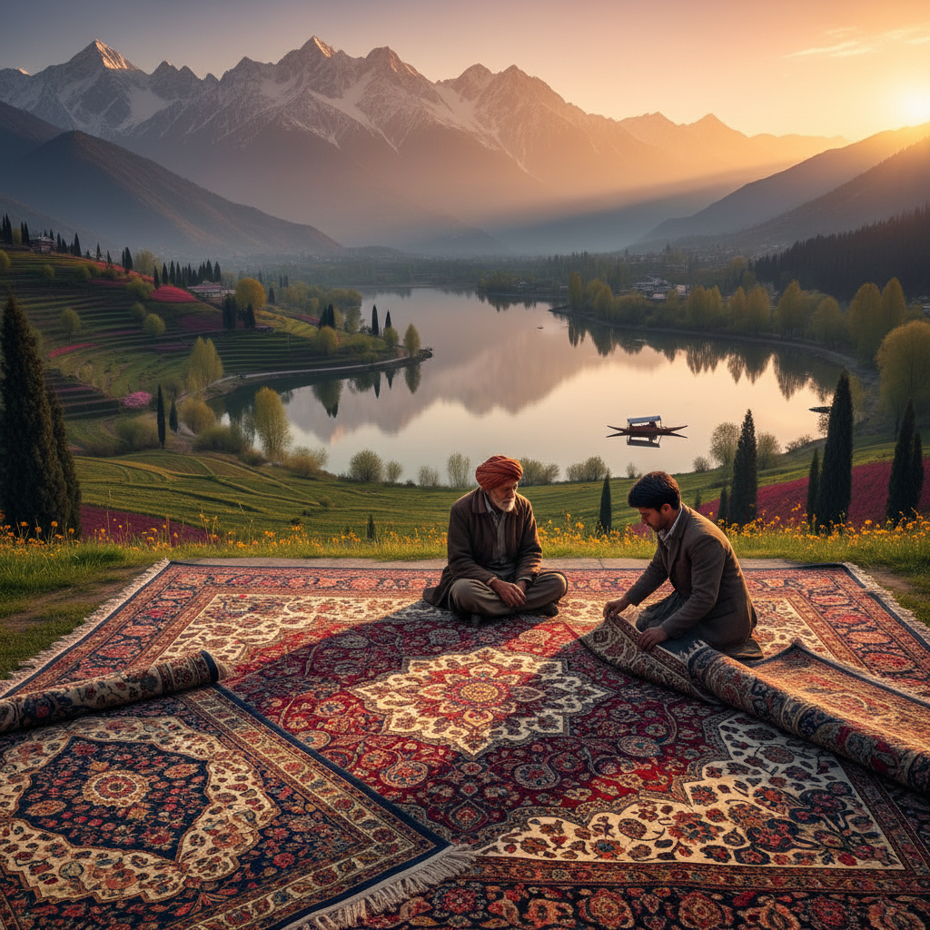 Kashmir Carpet Buying Guide: Spotting Authentic Hand-Knotted Treasures — Kashmir travel guide photo by Kashmir Travel