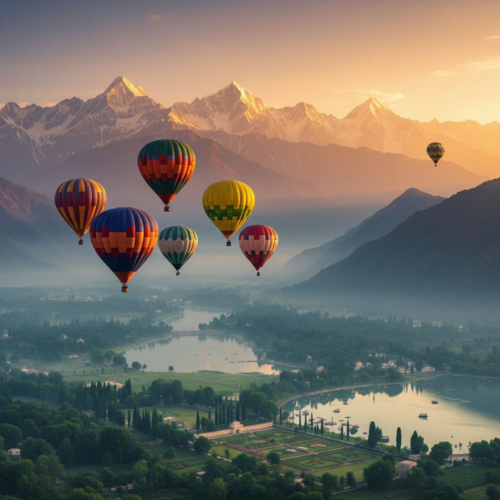 Kashmir Hot Air Balloon Guide: Soar Above the Valley — Kashmir travel guide photo by Kashmir Travel