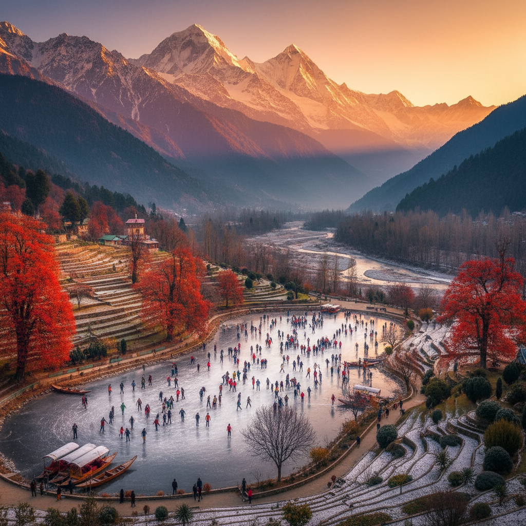 Kashmir Ice Skating Rink Guide: Gliding on Himalayan Ice — Kashmir travel guide photo by Kashmir Travel