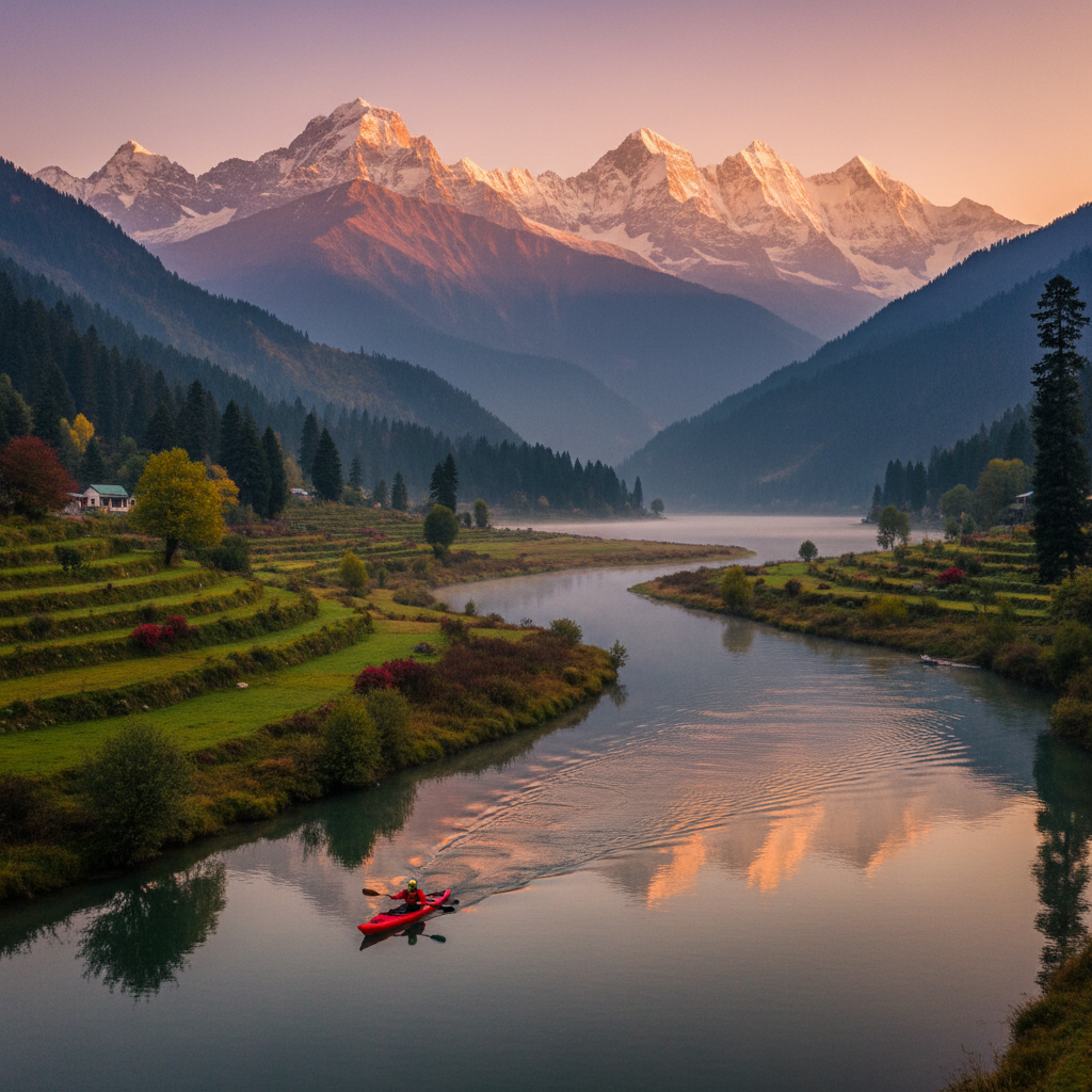Kashmir Kayaking Guide: Paddle Through Paradise with Kashmir Travel — Kashmir travel guide photo by Kashmir Travel