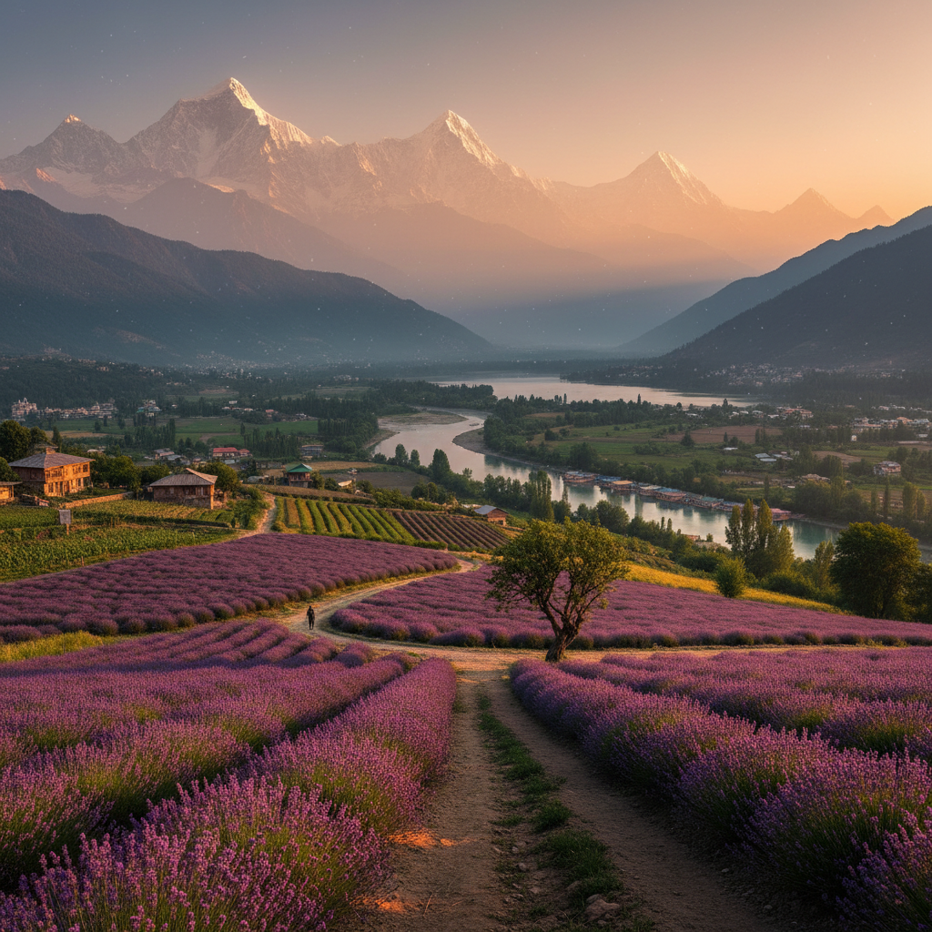 Kashmir Lavender Fields Guide: A Local's Journey to Purple Paradise — Kashmir travel guide photo by Kashmir Travel