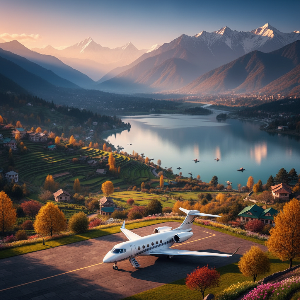 Kashmir Private Jet Charter Guide: Luxury Travel to the Valley — Kashmir travel guide photo by Kashmir Travel