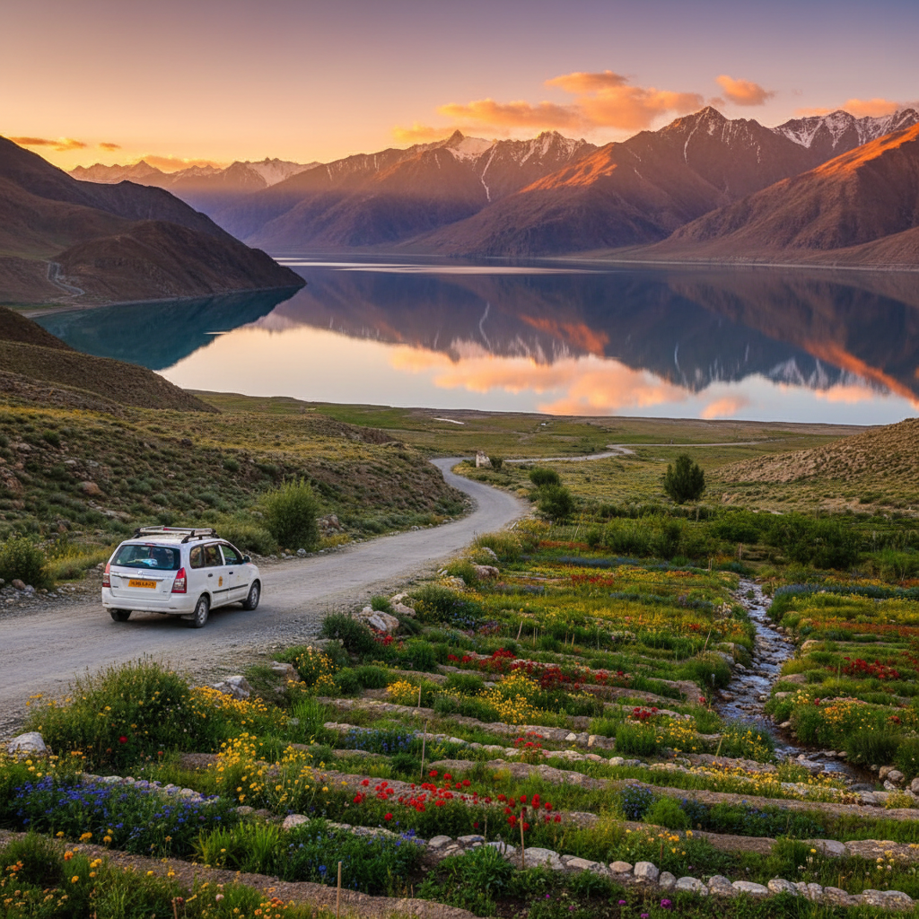 Leh to Pangong Lake Taxi Guide: Rates, Routes & Tips for 2024 — Kashmir travel guide photo by Kashmir Travel