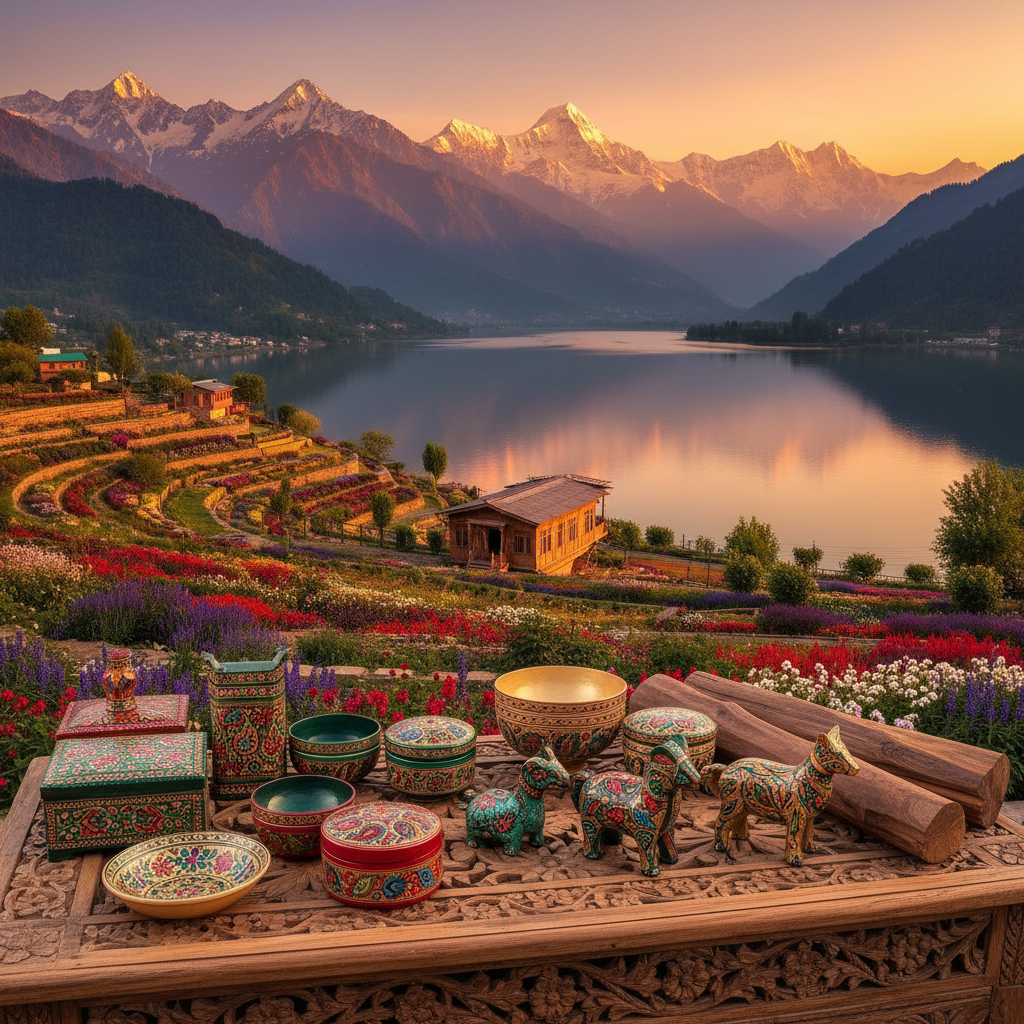 Kashmiri Papier Mache & Walnut Wood Handicrafts Guide — Kashmir travel guide photo by Kashmir Travel